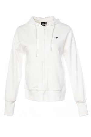 Hummel T-ic icona Zip Kadın Sweatshirt 921774-9003 Beyaz